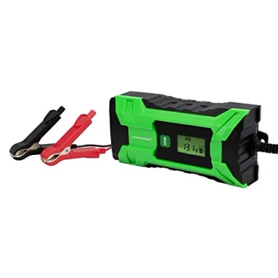 Abbildung von Motorkit MOTOR16519 Batterieladegerät mit LCD Anzeige, 4A, für Bleibatterien, intelligentem Ladesystem