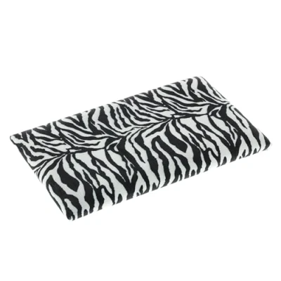 Abbildung von GEWA Sitzfläche, Velour, schwarz/Weiss, 52 cm x 30