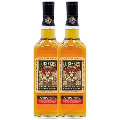 Abbildung von Whiskey Blended Charter Lucifers&#039;s Gold 70 cl (Schachtel mit 2 Flaschen von cl)