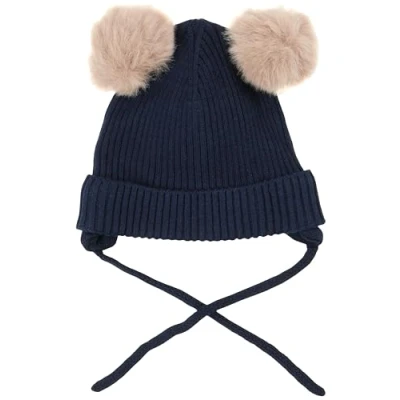 Abbildung von NAME IT Unisex NBNMARA Knit HAT2 Mütze, Dark Sapphire, 34/39