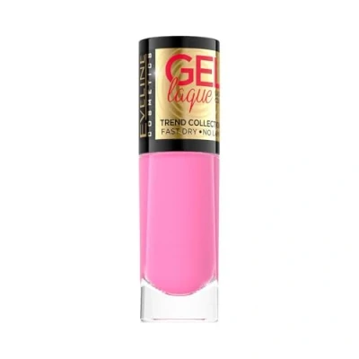 Abbildung von Eveline Cosmetics Gel Laque Nagellack Nr. 204 Langanhaltend, Schnell trocknender Effekt ohne UV/LED Lampe 8ml