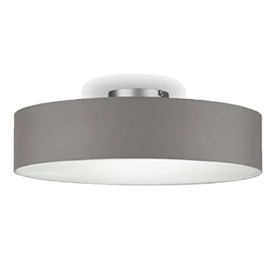 Abbildung von meineWunschleuchte Deckenleuchte, ohne Leuchtmittel, Groß e lampe über n Esstisch Bauhaus Stoff Treppenhaus, Ø 60cm