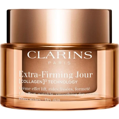Abbildung von CLARINS Extra Firming Jour COLLAGEN&sup3; TECHNOLOGY Cr&egrave;me Peaux s&egrave;ches refillable 50 ml