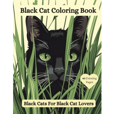 Abbildung von Black Cat Coloring Book: Cats For Lovers (Cat Lover Books)
