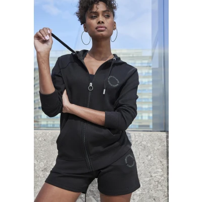 Abbildung von Bench Sweatjacke, Damen, Größe: 32/34, Schwarz