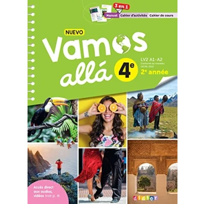 Abbildung von NUEVO Vamos allá Espagnol 4e Ed. 2023 Manuel cahier élève: 3 en 1 de l&#039;élève, d&#039;activités, cours
