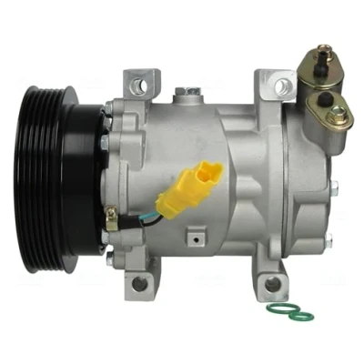 Abbildung von NISSENS 89332 Kompressor SD6V12 12 PAG 46 R 134a NISSAN: Qashqai / Qashqai+2 I, Note MICRA 3, RENAULT: CLIO Kangoo II Grand Kangoo, TWINGO 2