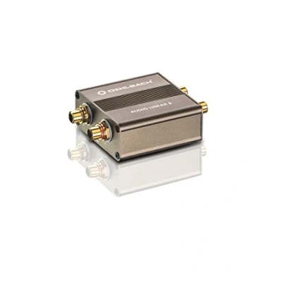 Abbildung von Oehlbach Audio Linear 8 Galvanischer Trennfilter für Plattenspieler &amp; Subwoofer Entstörfilter zur Eliminierung von Masseschleifen metallic braun