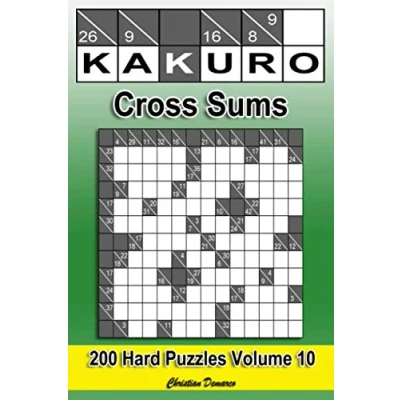 Abbildung von Kakuro Cross Sums Hard Volume 10: 200