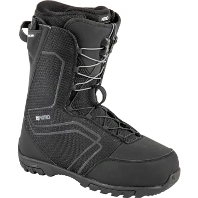 Abbildung von Nitro Herren Snowboards Sentinel TLS &#039;23 All Mountain Freestyle Schnellschnürsystem Günstig Boot Snowboardboot, True Black, MP 32.0 // EU 48 US 14