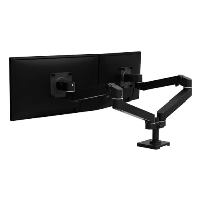 Abbildung von Ergotron LX Series 45 686 292, Clamp, 20 kg, 68.6 cm (27), 100 x mm, Height adjustment, Black