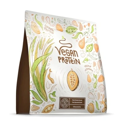 Abbildung von Veganes Proteinpulver Schokolade 600g Eiweißpulver Premiumqualität Protein Made in Germany Alpha Foods