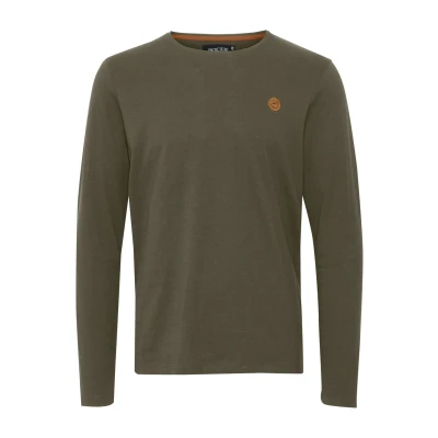 Abbildung von Indicode Jeans Idphillo Langarmshirt, Herren, Größe: XL, Army