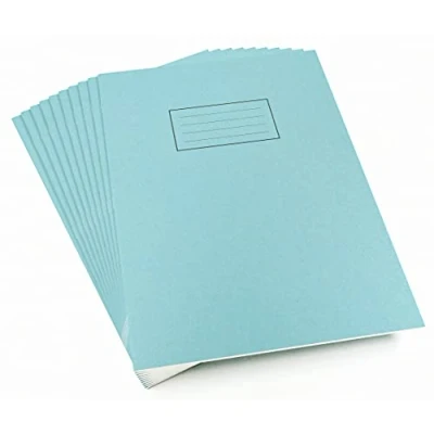 Abbildung von Silvine Heft EX114, unliniert, 80 Seiten, A4, 75 g/m², 10 Stück, blau