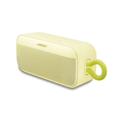 Abbildung von Bose Neu SoundLink Plus: Bluetooth Boombox, kabelloser Außen Lautsprecher mit bis zu 20 Stunden Akkulaufzeit, Citrus Yellow Limited Edition