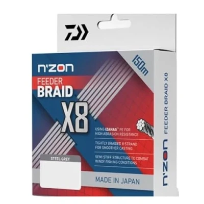 Abbildung von Daiwa N&#039;Zon X8 Braid 0.12mm 8.5kg (150m) Geflochtene Schnur