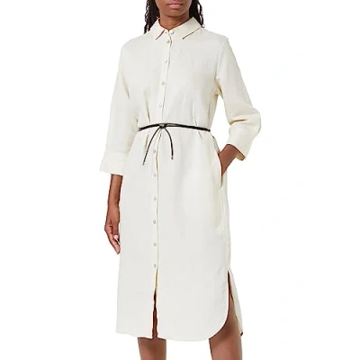 Abbildung von s.Oliver Black Label Blusenkleid, Damen, Größe: 40, Hellgelb