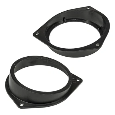 Abbildung von tomzz Audio 2808 010 Lautsprecherringe Adapter Halterungen kompatibel mit Citroen Nemo FIAT Fiorino Peugeot Bipper Fronttür für 120mm Lautsprecher