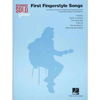 Abbildung von Beginning Solo Guitar First Fingerstyle Songs: Noten, Grifftabelle für Gitarre: 15 Songs Arranged for in Standard Notation and Tablature