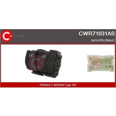 Abbildung von CASCO CWR71031AS Schalter, Fensterheber fahrerseitig RENAULT: Captur, Clio 4 Schrägheck, Zoe, DACIA: SANDERO 2