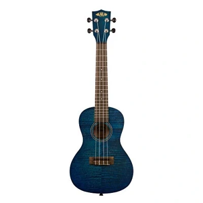 Abbildung von KALA KA CEMB Blue Exotic Mahogany Concert Ukulele, with Bag (UB C)
