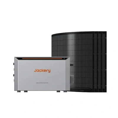 Abbildung von Jackery HomePower 2000 Ultra mit flexiblem Solarpanel Set (200W*4)