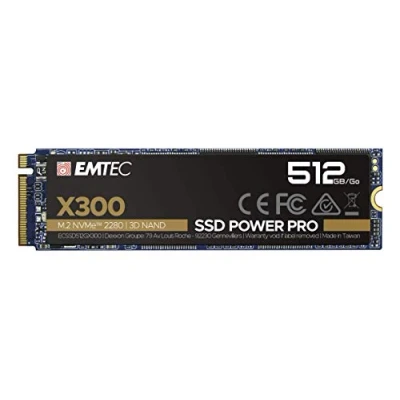 Abbildung von Emtec X300 M.2 SSD Power Pro 512 GB, 2280, NVMe PCIe Gen 3.0 x4