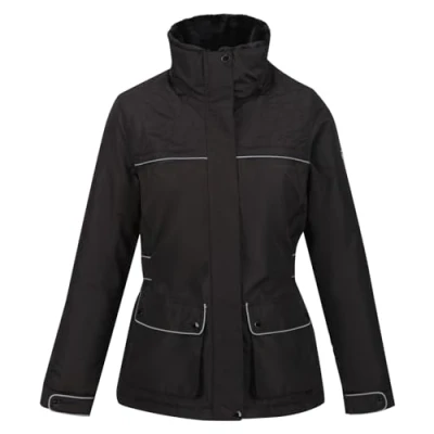 Abbildung von Regatta Damen Linnette Jacket, Blackhighshine, 8 EU
