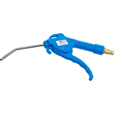 Abbildung von BGS 3208 Druckluft Ausblaspistole 100 mm Drukluftpistole Griff aus blauem Nylon Fiberglas