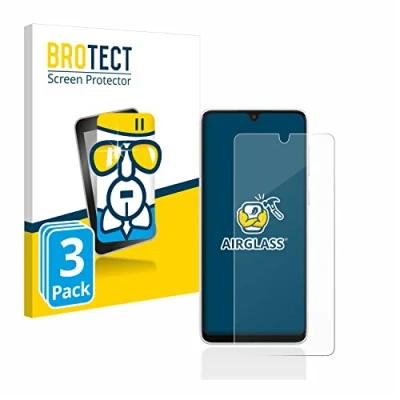Abbildung von BROTECT Schutzglas für Samsung Galaxy A33 5G (3 Stück) Schutzfolie Panzer Folie Glas [Extrem Kratzfest 9H, Anti Fingerprint, Ultra Transparent]