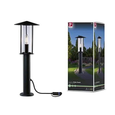 Abbildung von Paulmann LED Gartenleuchte &quot;Poller&quot;, 1 flammig, Leuchtmittel E14 wechselbar, E14, IP44 2W 24V Anthrazit