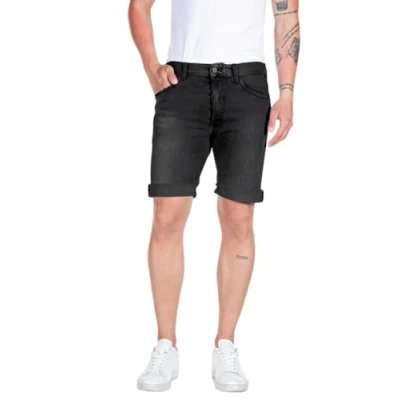 Abbildung von Replay Jeans Shorts, Herren, Größe: 40, Dark grey
