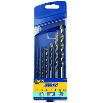 Abbildung von IRWIN schnurloser Universalbohrer 7stk Kassette 4/5/6/7/8/10/12mm