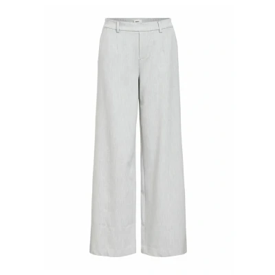Abbildung von Object LISA WIDE NOOS Stoffhose, Damen, Größe: 34, Light grey melange