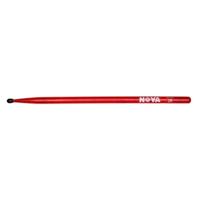 Abbildung von Vic Firth vf n2bnr Nova 2B Nylon Tip Drum Sticks Rot