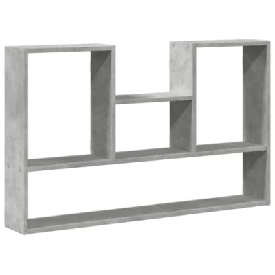 Abbildung von vidaXL Regal Wandregal Betongrau 99x15x60 cm Holzwerkstoff, 1 tlg.