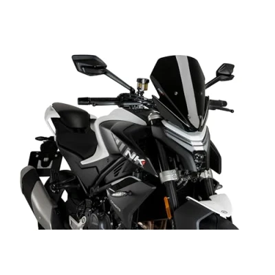 Abbildung von Puig Verkleidungsscheibe Sport schwarz für CF Moto 450 NK 2023