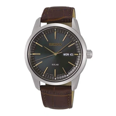 Abbildung von Seiko SNE529P1 Herrenuhr Solar Braun/Grün