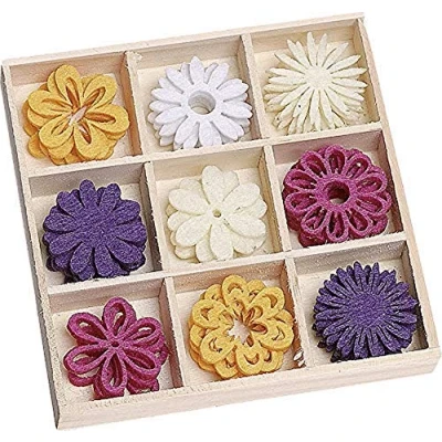 Abbildung von Filzbox Ornament FantasieBlume 45er