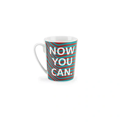 Abbildung von Volkswagen 10A087703C Tasse Porzellan Becher 300ml Kaffeetasse Türkis Camouflage ID.3 Now You Can