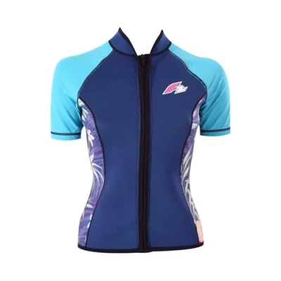 Abbildung von F2 Neoprenanzug Damen Neopren Oberteil Tropical Jacke Kurz 2,5 mm M Multicolor 2024