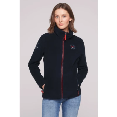 Abbildung von SOCCX Fleecejacke mit elastischem Saumabschluss