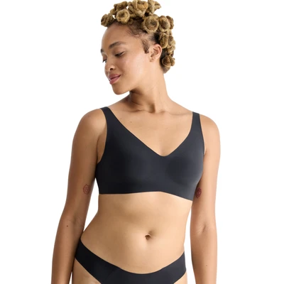 Abbildung von Sloggi FEEL 2 0 SOFT OHNE Triangel BH, Damen, Größe: Medium, Schwarz
