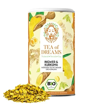 Abbildung von Funktionstee Bio &quot;Ingwer &amp; Kurkuma&quot; Würziger Tee mit Ingwer und Kurkuma loser 70g