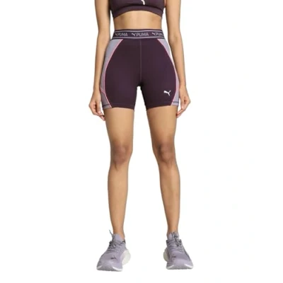 Abbildung von Puma FIT Train Strong Short Tights, Damen, Größe: XL, Midnight plum