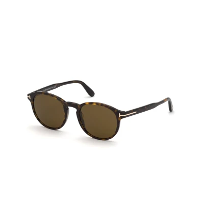 Abbildung von Tom Ford Unisex Sonnenbrille, Größe: 50, Dark havana/roviex