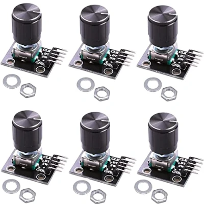 Abbildung von RUNCCI YUN 6 x KY 040 Drehwinkelgeber Drehgeber Rotary Encoder Modul für Arduino