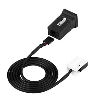 Abbildung von Keenso Audio USB Buchse AUX Adapterkabel, Auto Kabel Schalter &amp;
