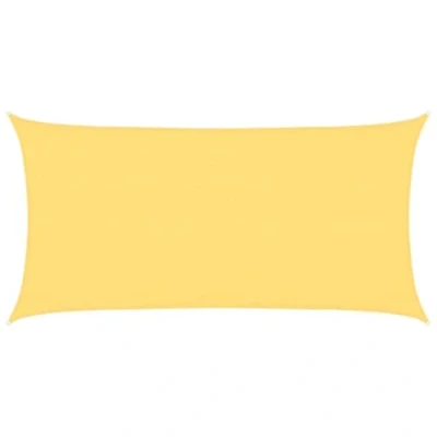 Abbildung von vidaXL Sonnensegel Sonnenschutz Windschutz Sonnendach UV Schutz Sonnenschutzsegel Schattenspender Garten Terrasse Balkon 160g/m² Beige 3x6m HDPE