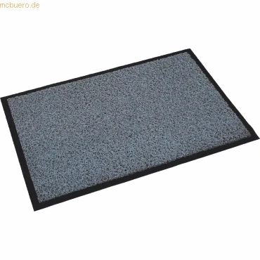 Abbildung von Doortex twistermat FC46090TWISG Schmutzfangmatte, Vinyl, grau, 60 x 90 0,8 cm